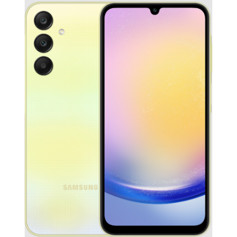 Samsung 三星 SM-A2560ZYDTGY Galaxy A25 5G 6GB RAM+128GB 智能手機 (鑽石黃)